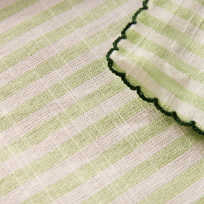 Seville Stripe Lemongrass Napkins Pack of 2