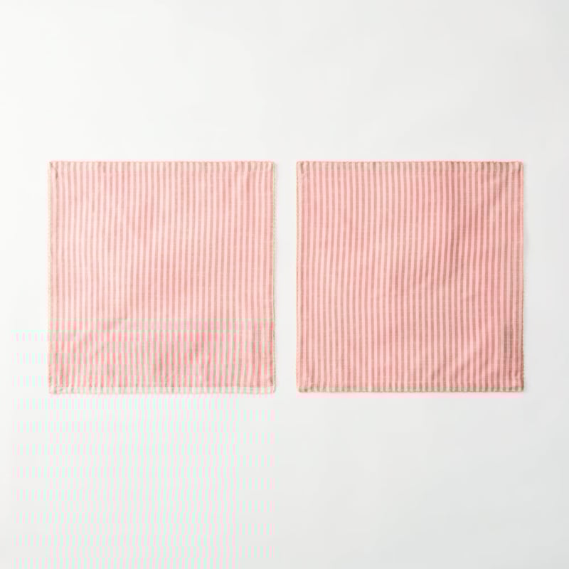Seville Stripe Watermelon Napkins Pack of 2