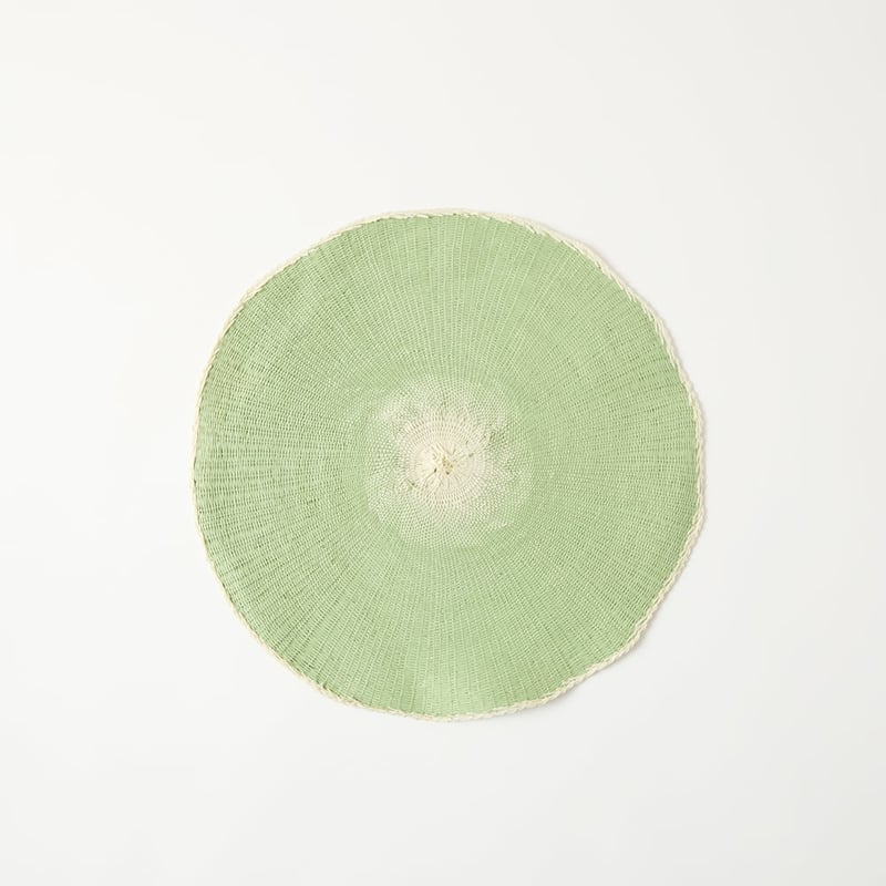 Orla Grass Green Woven Placemat Pack of 2