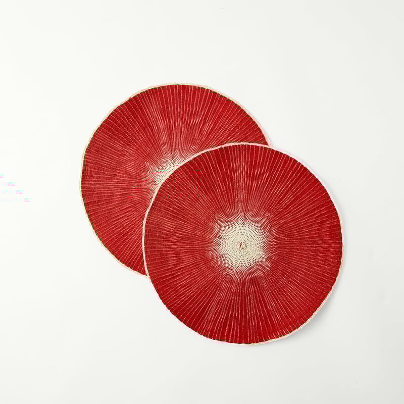 Orla Sunburnt Woven Placemat Pack of 2