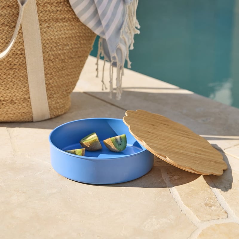 Sunlit Sanctuary Blue Container