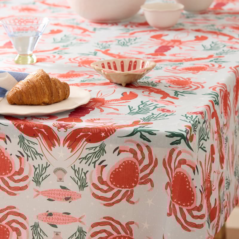 La Mer Blue Tablecloth