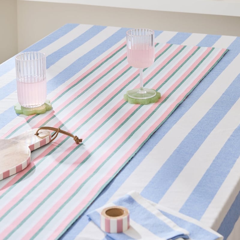 La Mer Blue Table Runner