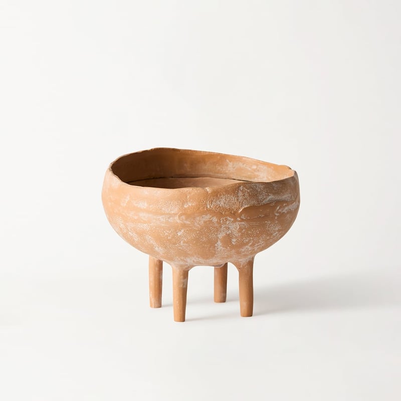 Laguna Terracotta Footed Bowl
