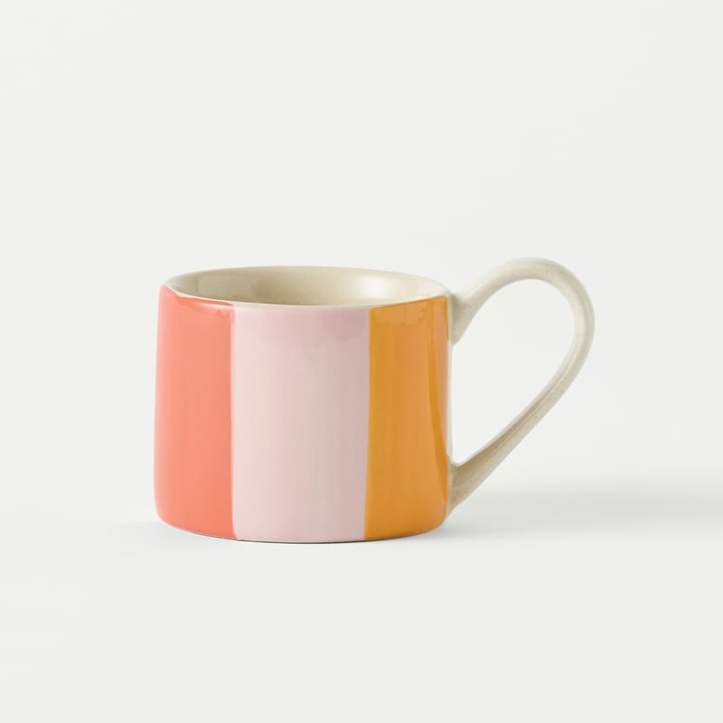 Tuscany Pink Stripe Mug