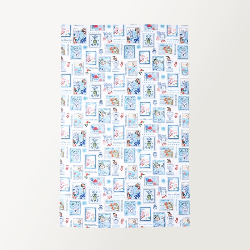 Amalfi Postcards Tablecloth