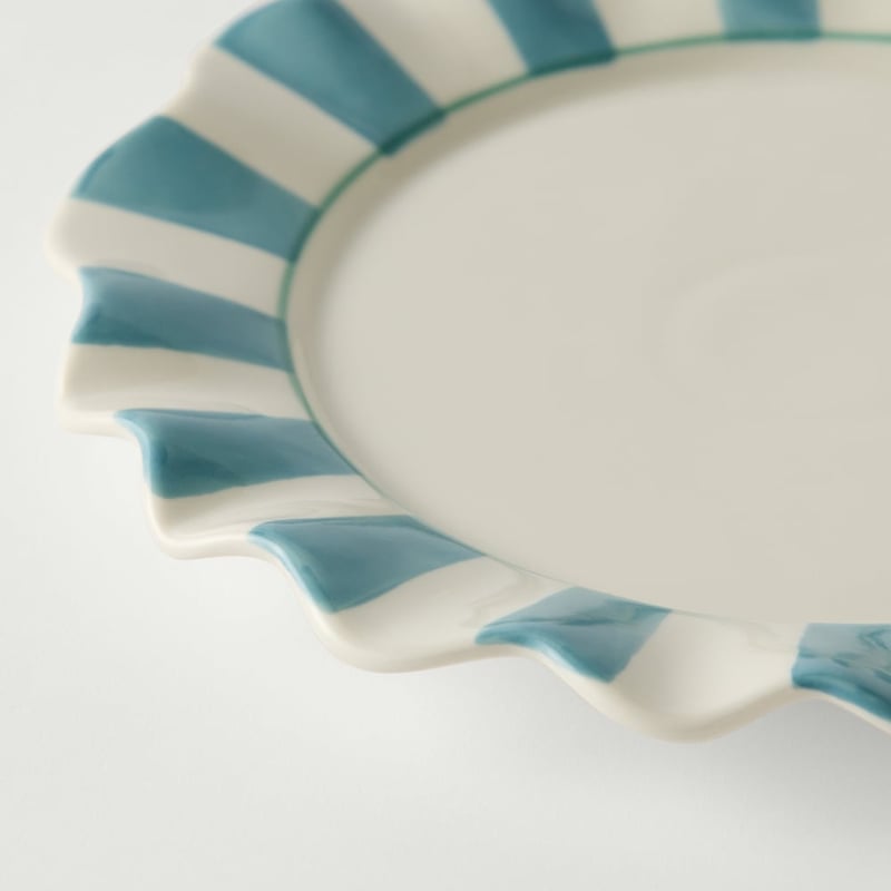 Frill Nordic Blue Stripe Plate