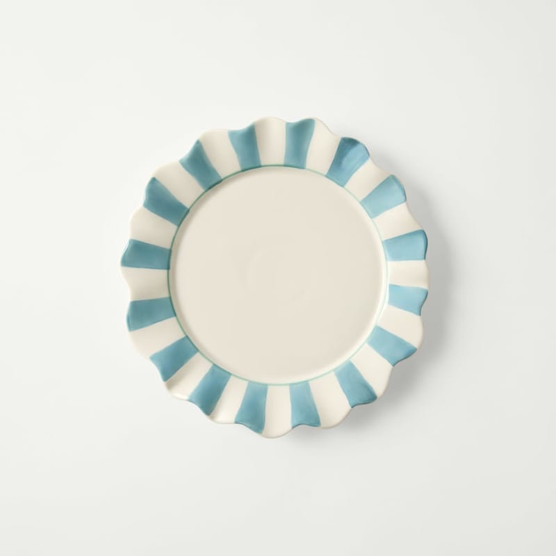 Frill Nordic Blue Stripe Plate