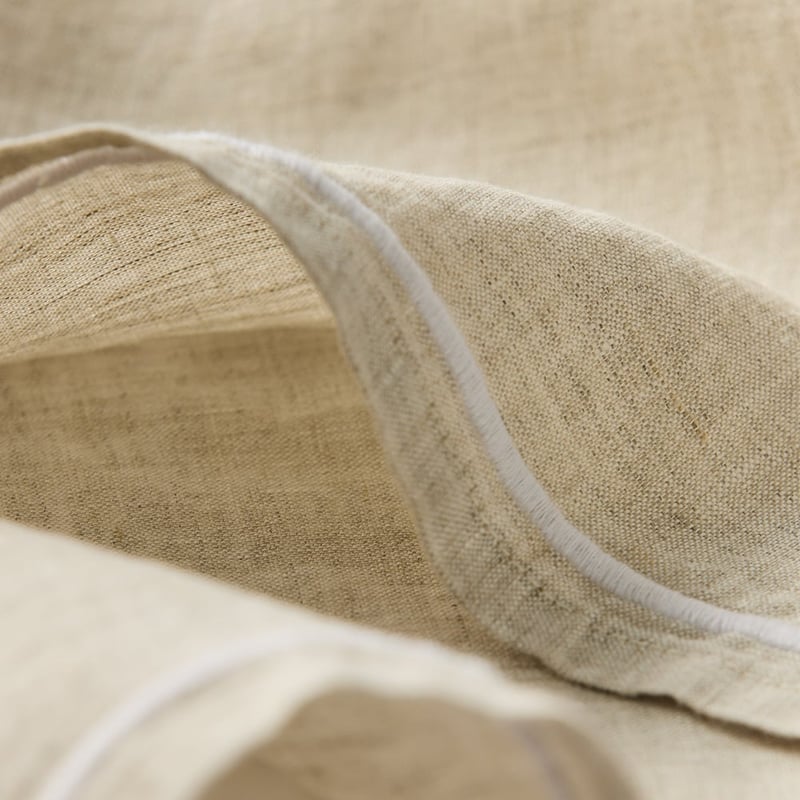 Mayfair Natural & White Trim Napkins Pack of 4