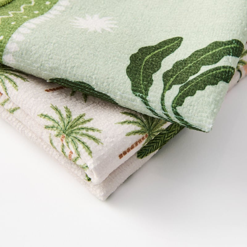 Adeline Natures Resort Microfibre Washcloths Pack of 3