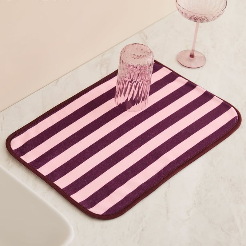 Harper Rose Floral Reversible Drying Mat