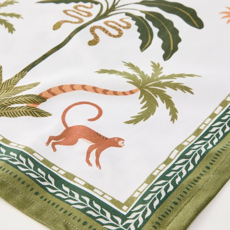 Natures Resort Green Napkins Pack of 2