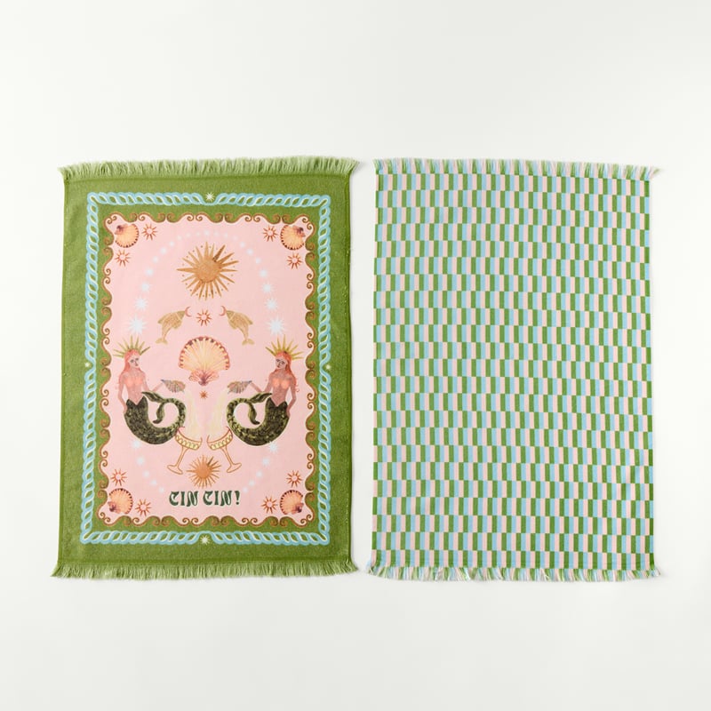 Buon Appetito Cin Cin Tea Towel Pack of 2