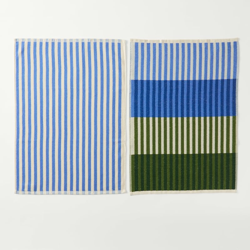 Whitehaven Blue Tea Towel Pack of 2