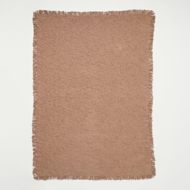 Leiden Hazelnut Boucle Throw
