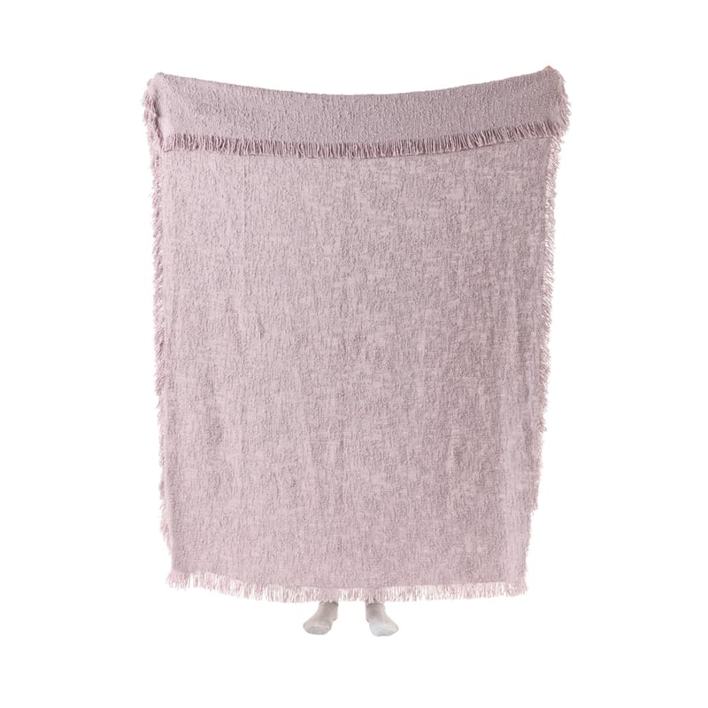 Leiden Violet Ice Boucle Throw