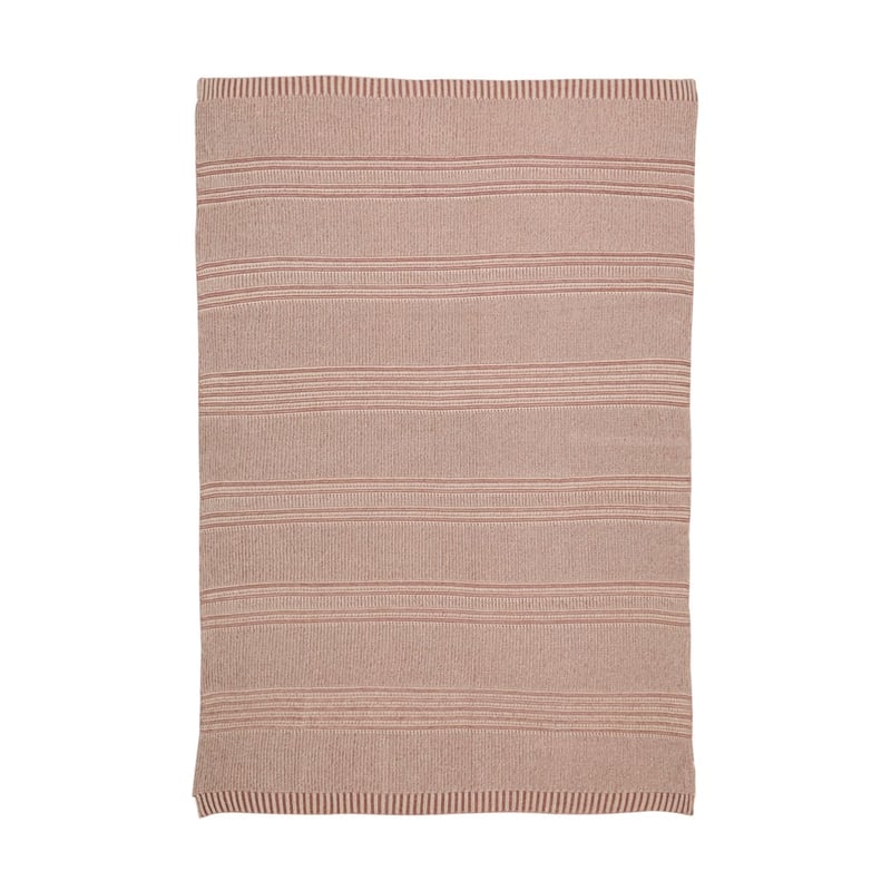 Buxton Rose Dust Knit Throw