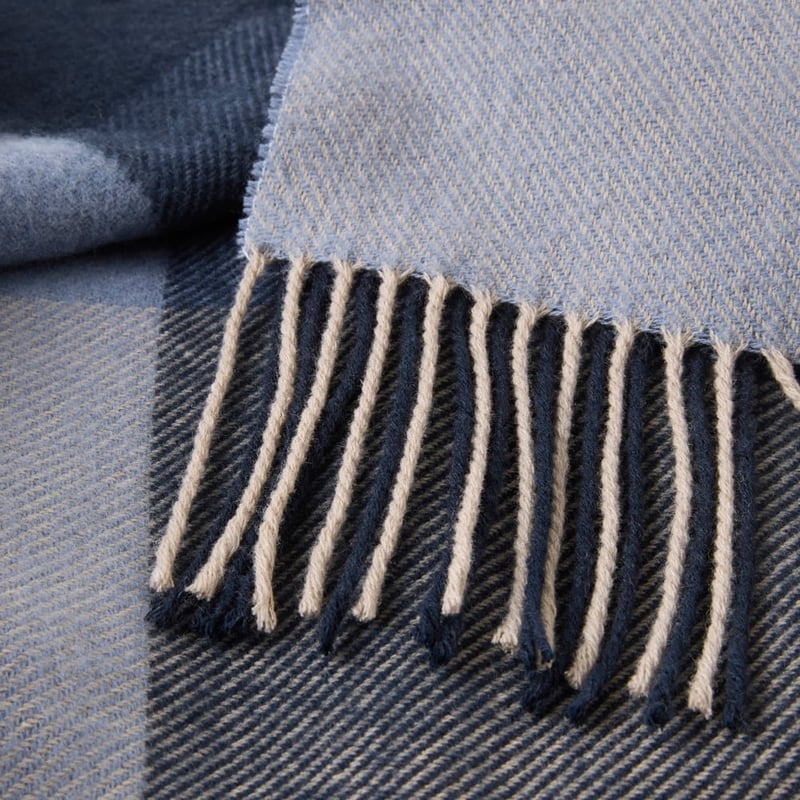 Holland Blues Wool Throw