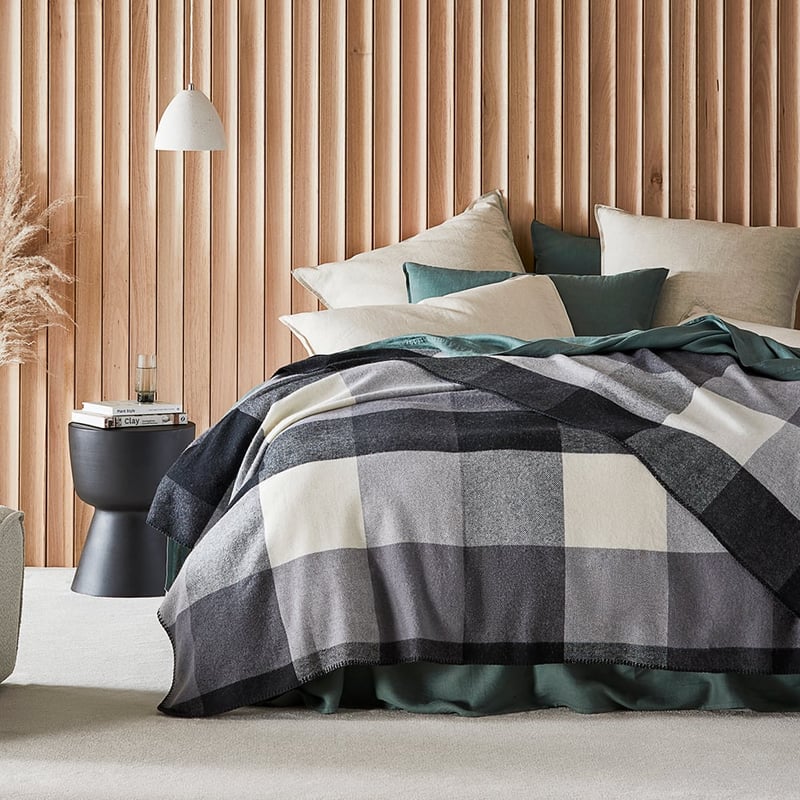 Holland Grey Wool Blanket