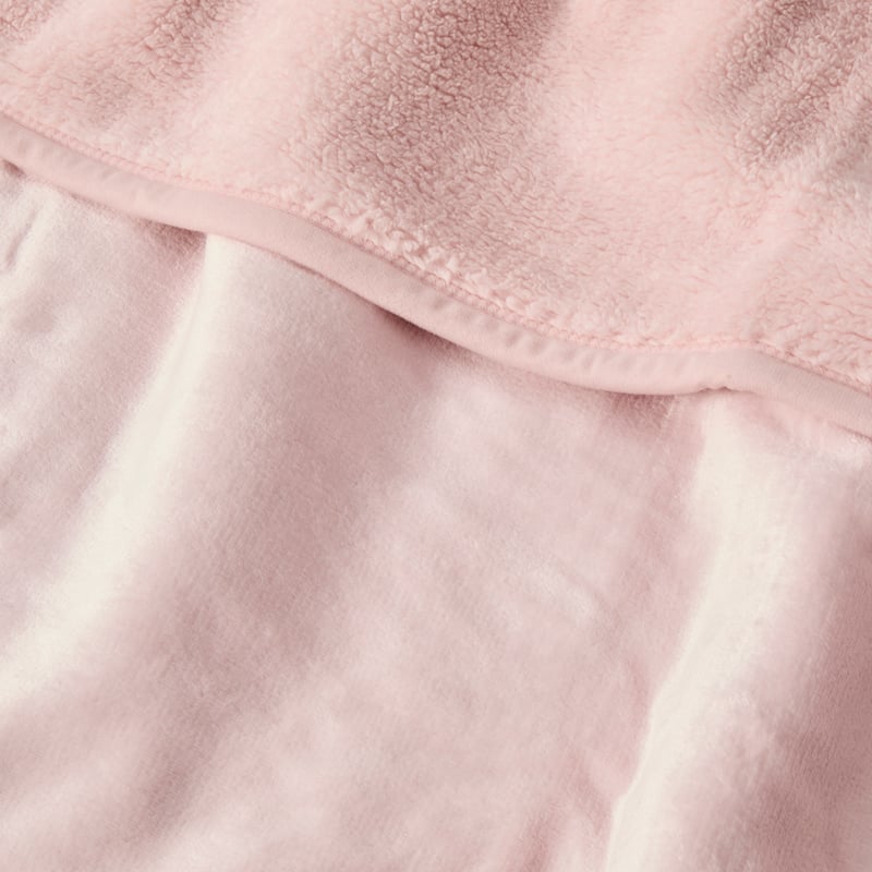 Soft Pink Sherpa Blanket