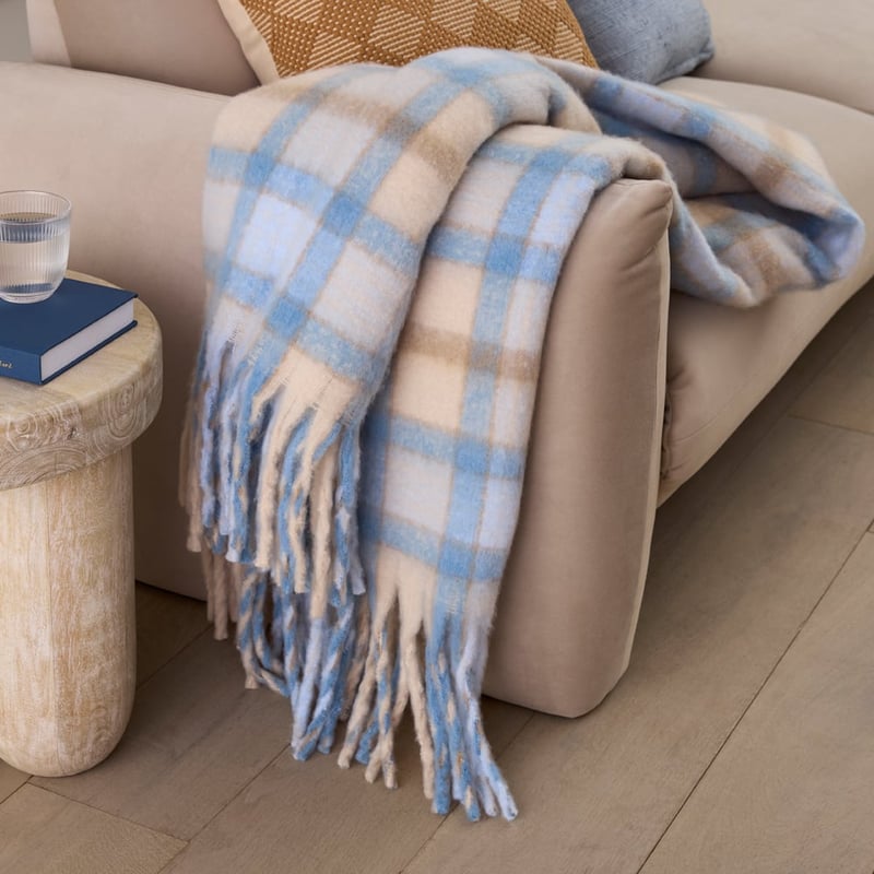 Michigan Flinders Check Throw