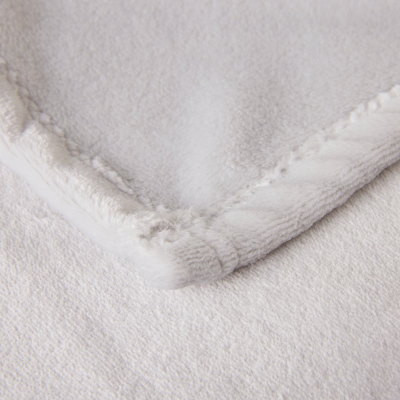 Aspen Silver Fleece Blanket