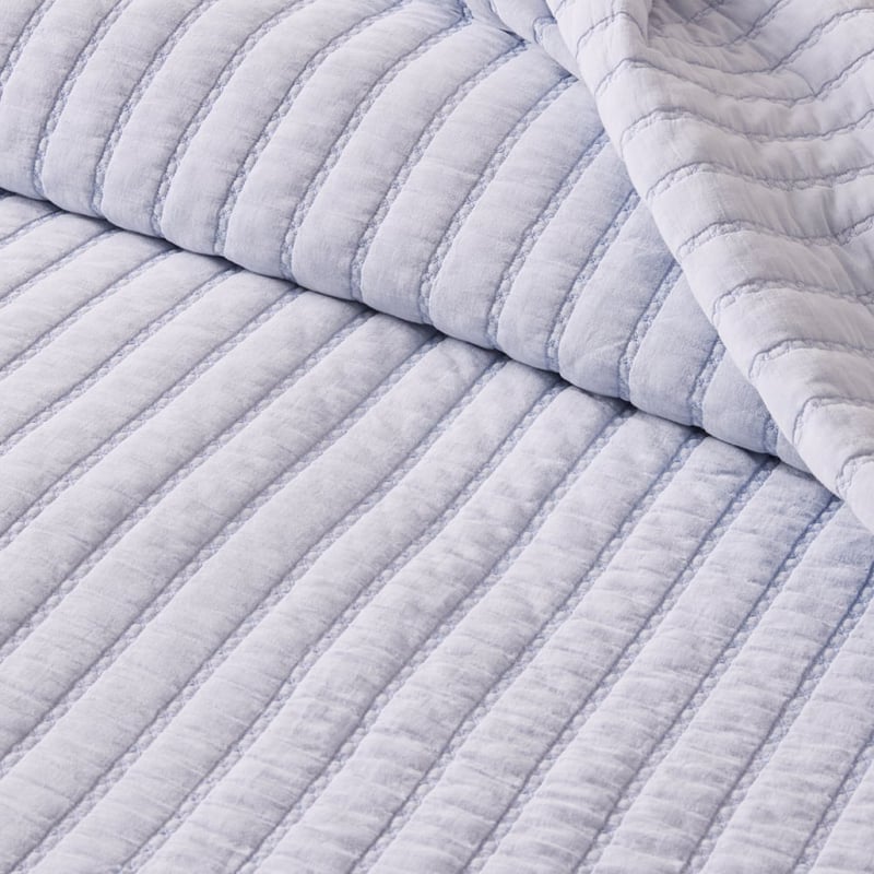 Lantana Blue Stonewash Blanket