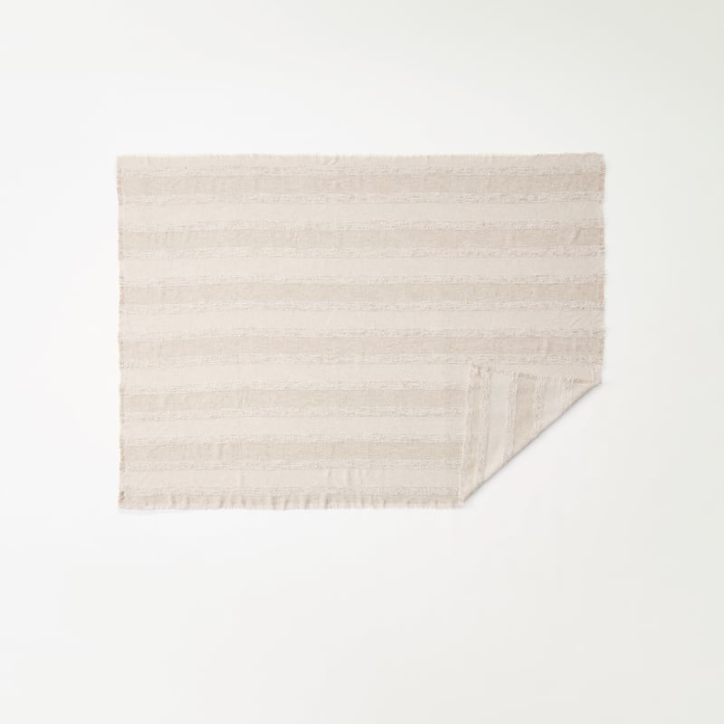 Finley Natural Stripe Throw