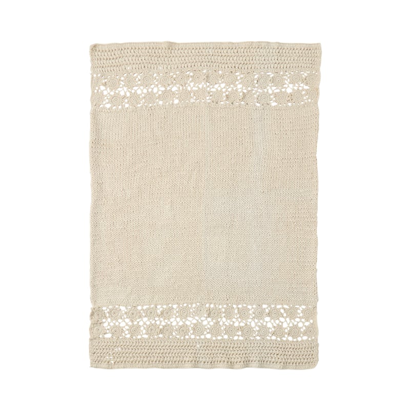 Alesund Natural Knit Throw
