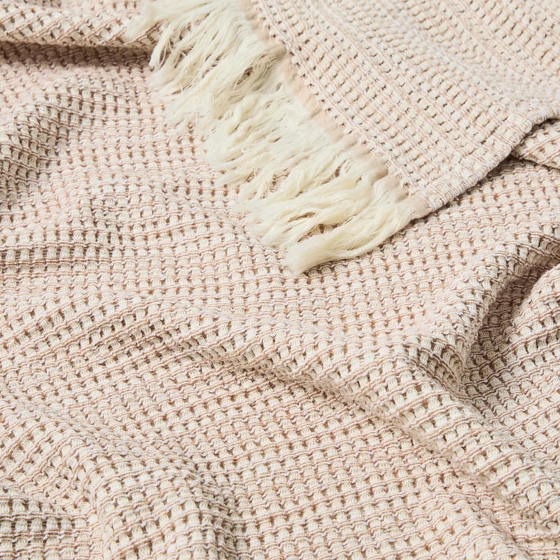 Bowie Tan & Natural Throw