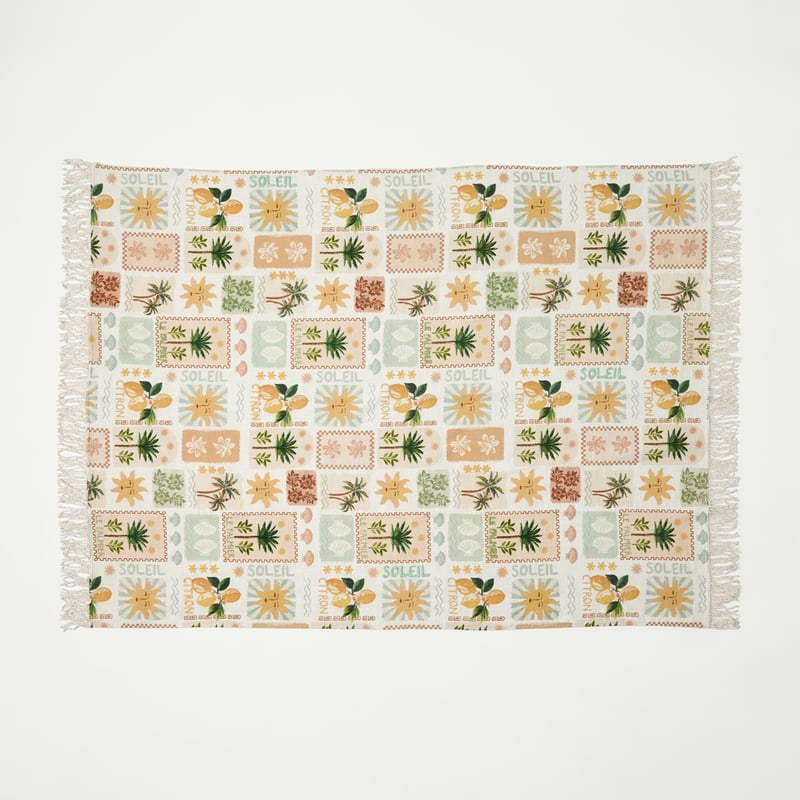 La Palmier Natural Throw