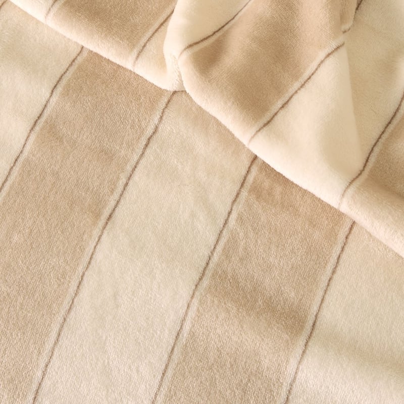 Supersoft Natural Stripe Blanket