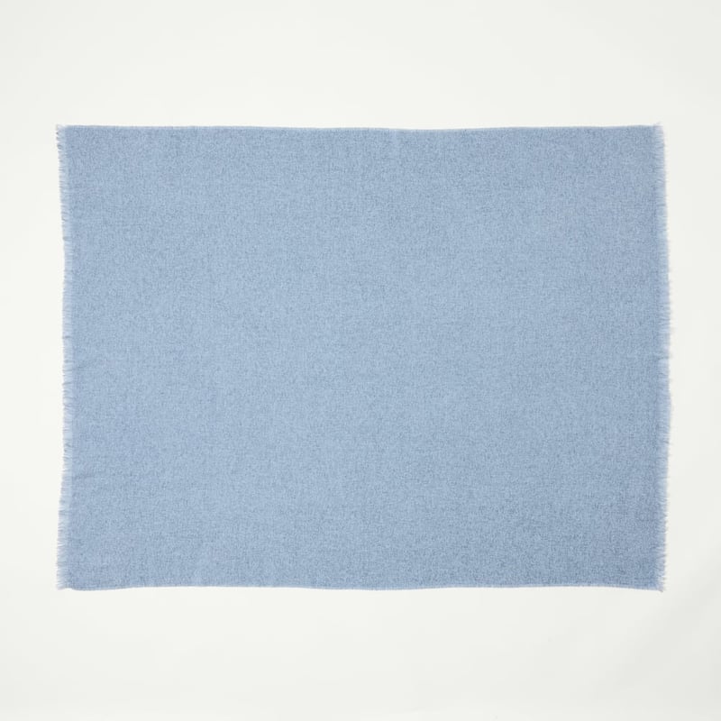 Henri Marle Blue Throw