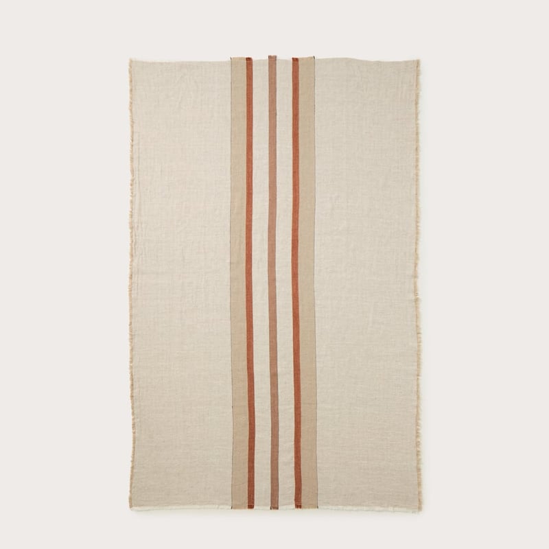 Indra Natural Linen Throw