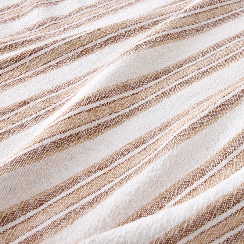 Bellarine Natural Stripe Throw