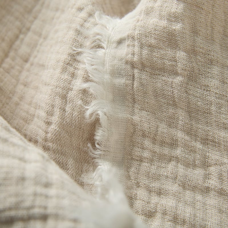 Belgian Vintage Wash Linen Linen Throw