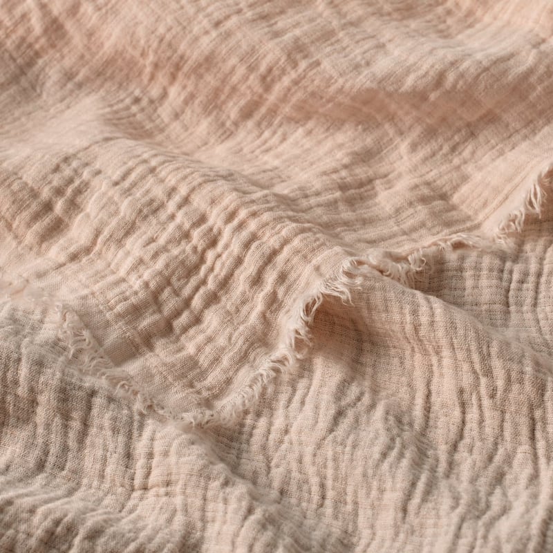 Belgian Vintage Wash Linen Marle Hazelnut Throw