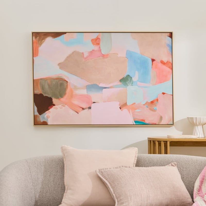 Oasis Papaya Canvas