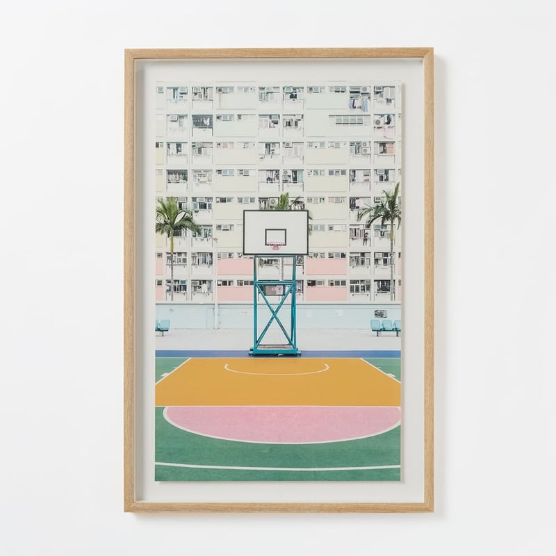 Flinders Basketball Framed Wall Art