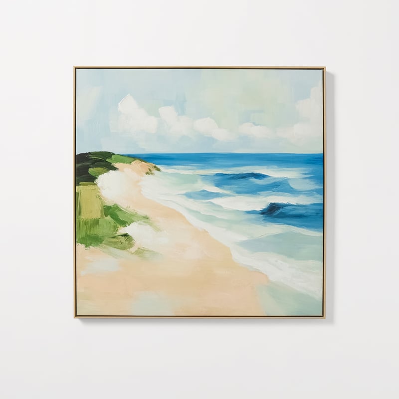 Ocean Oceans Cliff Canvas
