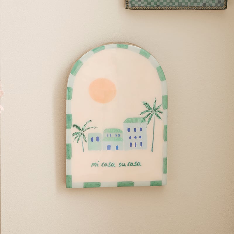 La Dolce Vita Sage Mi Casa Su Casa Timber Wall Art