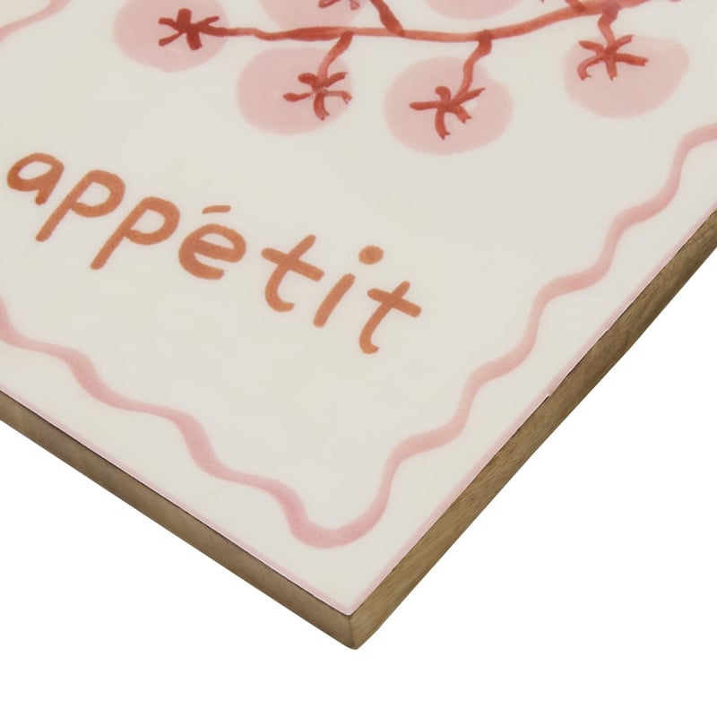 Quote Bon Appetit Tomato Timber Wall Art