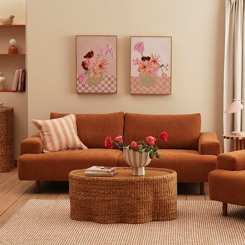 Weekend Tabletop Petite Bouquet Blush Canvas