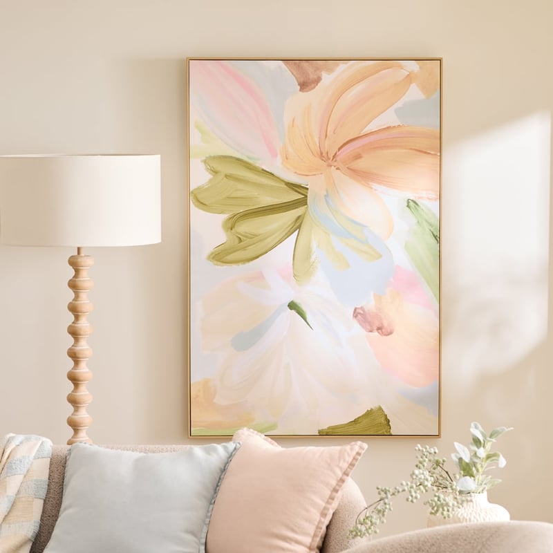 Daisy Pastel Petals Multi-direct Dreamscape Canvas