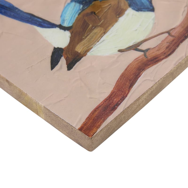 Birdhouse Blue Wren Timber Wall Art