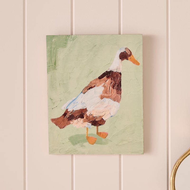 Birdhouse Duck Timber Wall Art