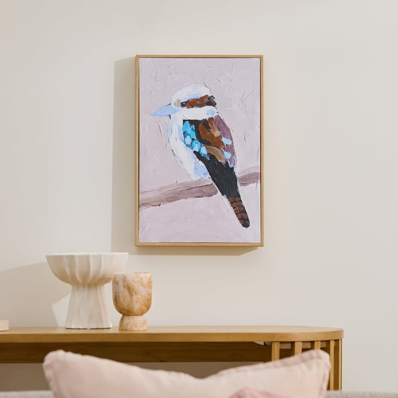 Kookaburra Birdhouse Canvas