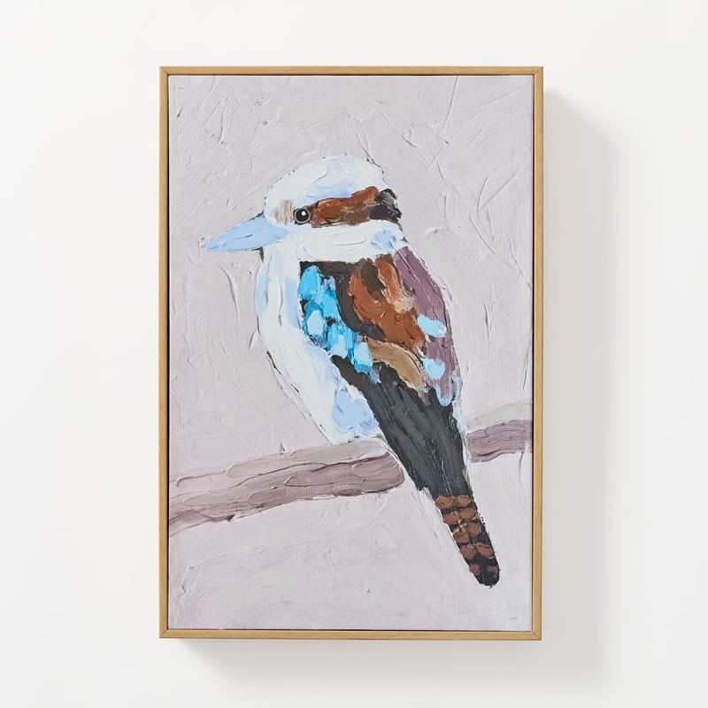 Kookaburra Birdhouse Canvas