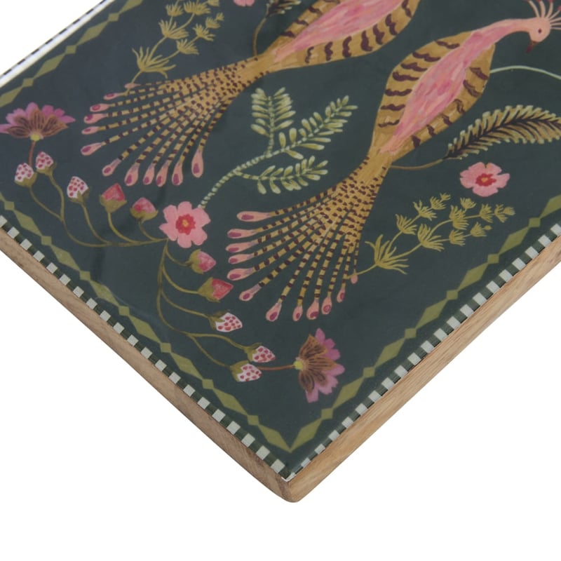 Heritage Peacock Timber Wall Art