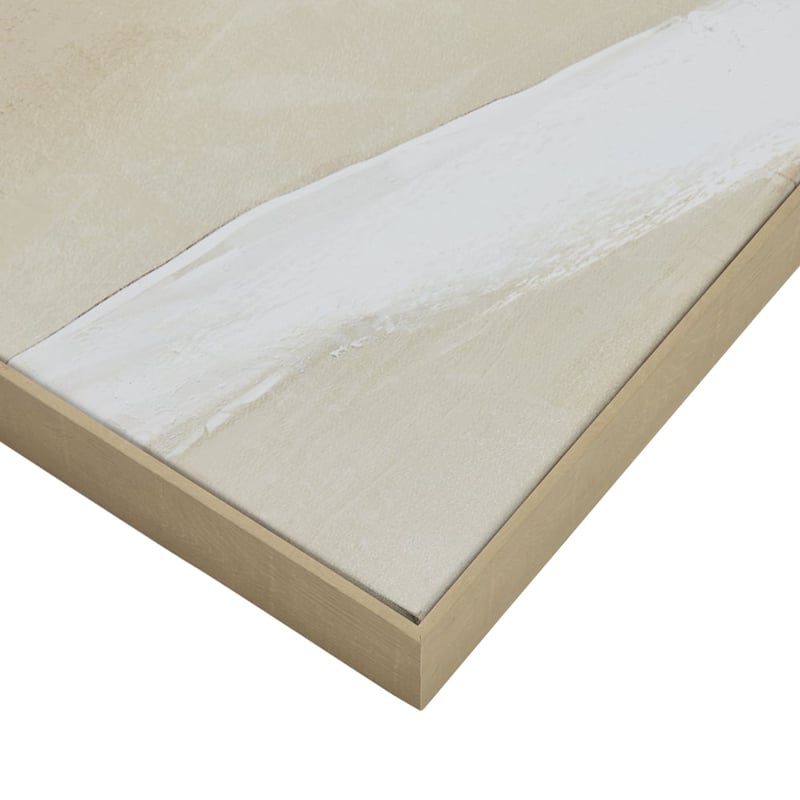 Linea White & Natural Canvas